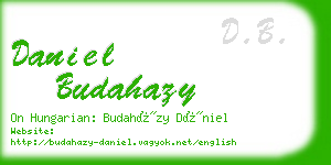 daniel budahazy business card